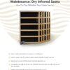 Serene 4 in Black (4 seater Dry Far Infrared sauna) - Image 12