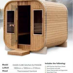 Oasis Cube Sauna Outdoor